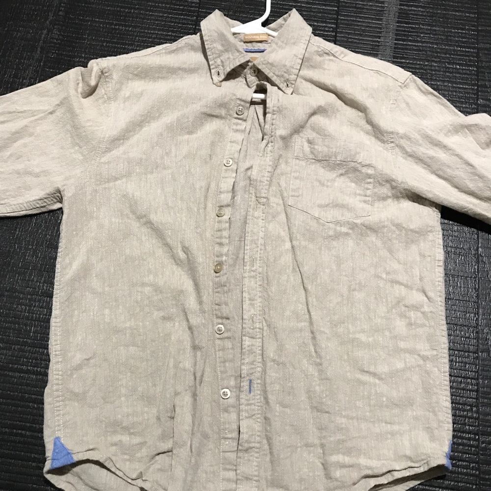 Bone color Long sleeve button down